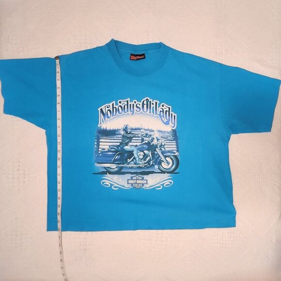 *Rare* Ladies Nobodies Ol' Lady Harley Tee Shirt - Picture 6 of 8